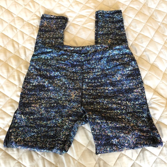 2 pair leggings 1 - X by Gottex Leggings w/mesh L & 1 Tangerine L - Picture 2 of 12